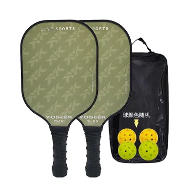 Fashion Glass Fiber Pickleball Paddle Racket Set