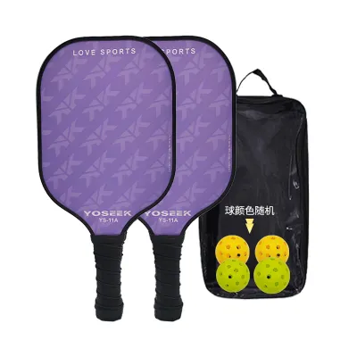 Fashion Glass Fiber Pickleball Paddle Racket Set