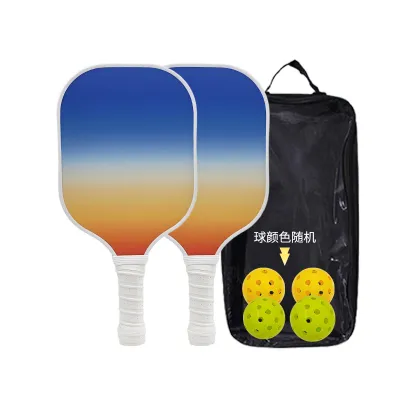 Fashion Pp Honeycomb Glass Fiber Pickleball Paddle Set