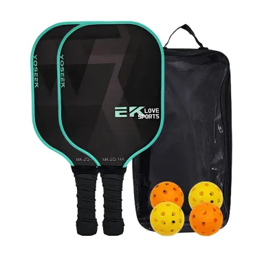 Fashion Glass Fiber Pickleball Paddle Racket Set