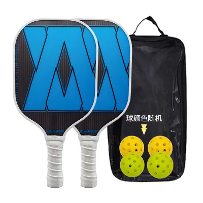 Fashion Honeycomb Panel Glass Fiber Pickleball Paddle Racket Set