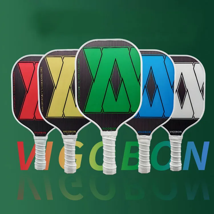 Fashion Honeycomb Panel Glass Fiber Pickleball Paddle Racket Set