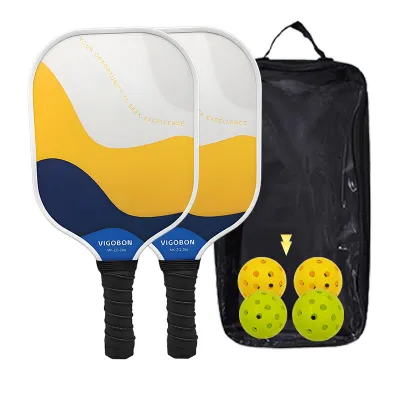 Fashion Super Light Glass Fiber Pickleball Paddle Set