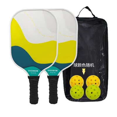 Fashion Super Light Glass Fiber Pickleball Paddle Set