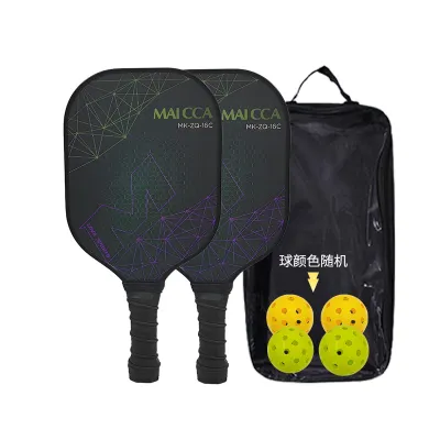 Juego de pickleball profesional ultraligero para exteriores, fabricado en fibra de vidrio.