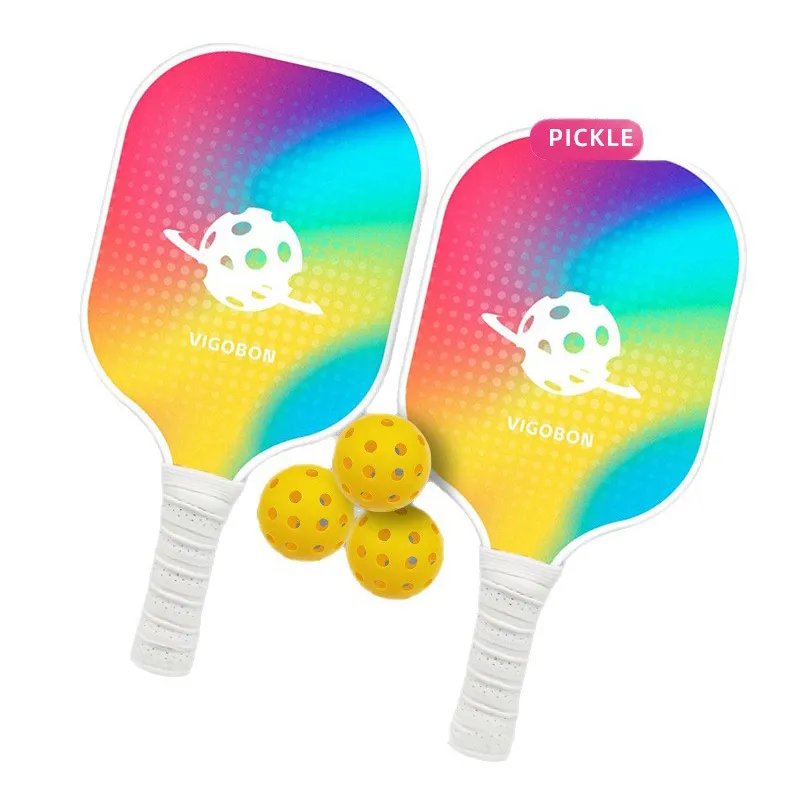 Fashion Pp Honeycomb Panel Glass Fiber Pickleball Paddle Set