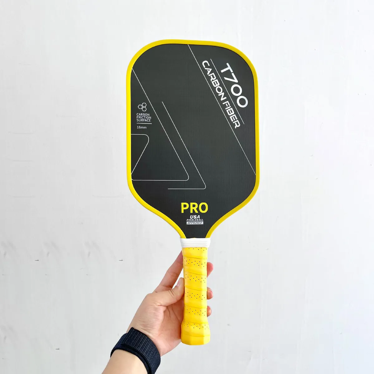 Fashion Carbon Fiber 16mmfrosted Professional Carbon Fiber Pickleball Paddle
