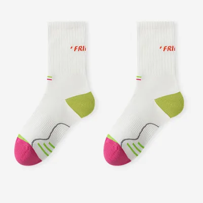 Women Fashion Casual Professional Non-Slip Breathable Sports Socks Mid-Calf