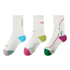 Women Fashion Casual Professional Non-Slip Breathable Sports Socks Mid-Calf