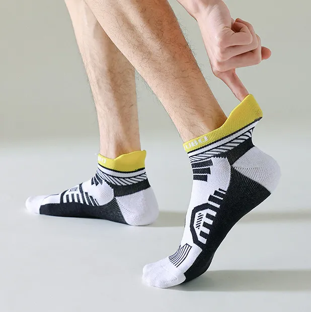 Men's Fashion Casual Short Towel Shock-Absorbing Anti-Slip Sports Socks