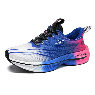 Men Fashion Casual Shock Absorbing Breathable Lace Up Sneakers