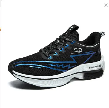 Men Fashion Casual Shock Absorbing Breathable Lace Up Sneakers