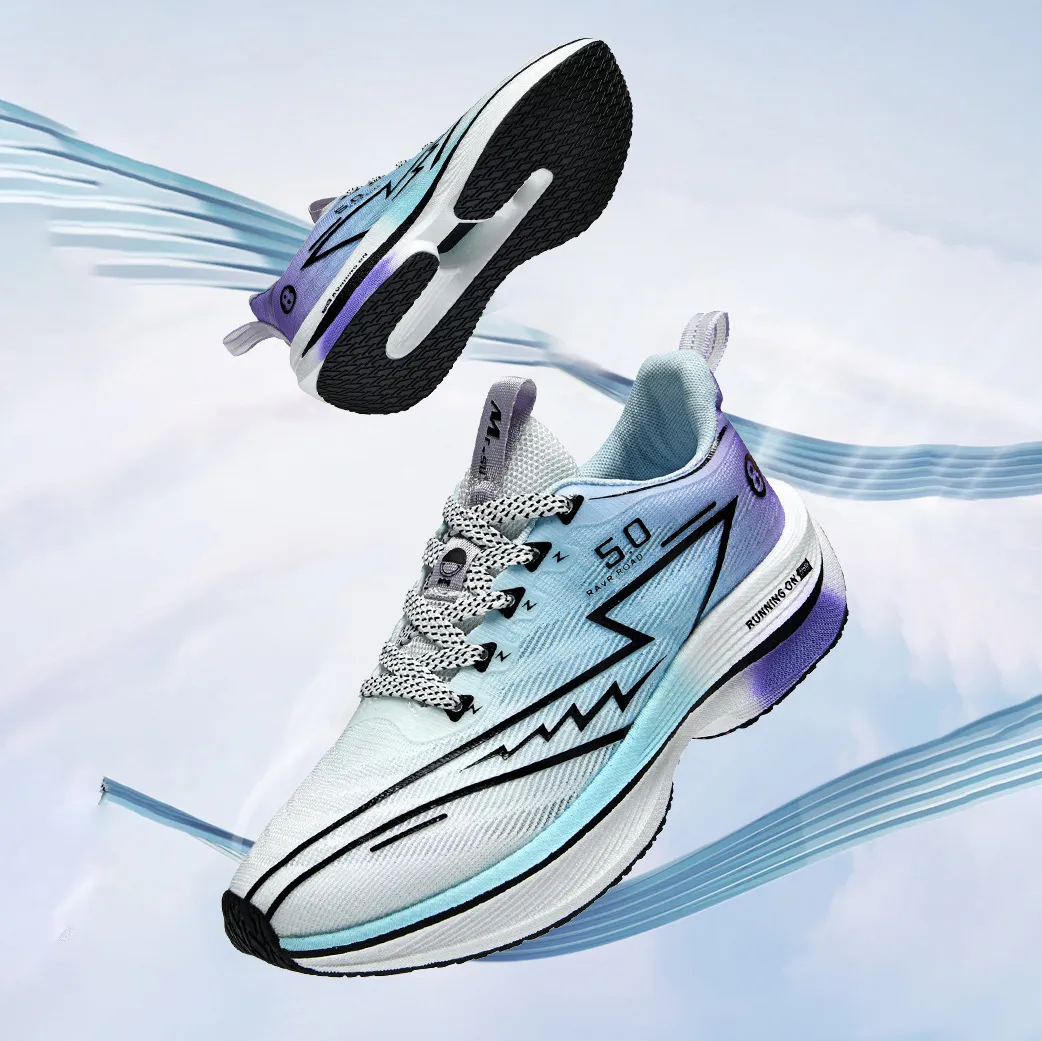 Men Fashion Casual Shock Absorbing Breathable Lace Up Sneakers