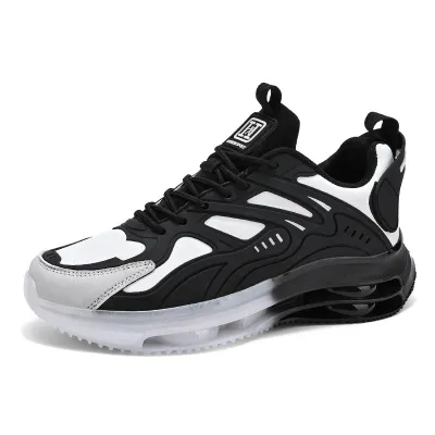 Men’s Fashion Casual Spring Shock Absorbing PU Sneakers