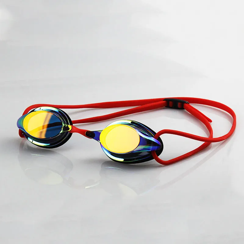 Fashion Small Frame Waterproof Hd Electroplated Silicone Swimming Goggles