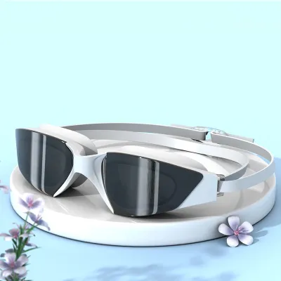 Fashion Large Frame Hd Anti-Fog Swimming Goggles