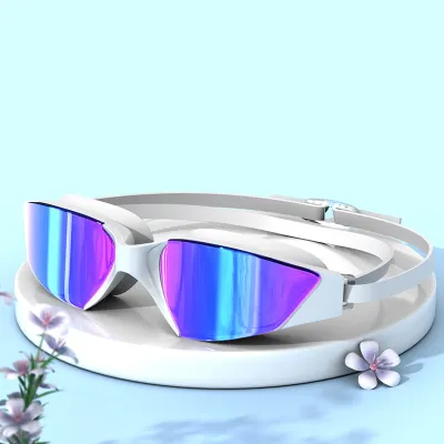 Fashion Large Frame Hd Anti-Fog Swimming Goggles