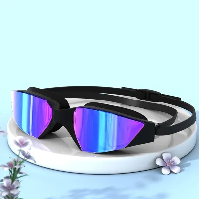 Fashion Large Frame Hd Anti-Fog Swimming Goggles
