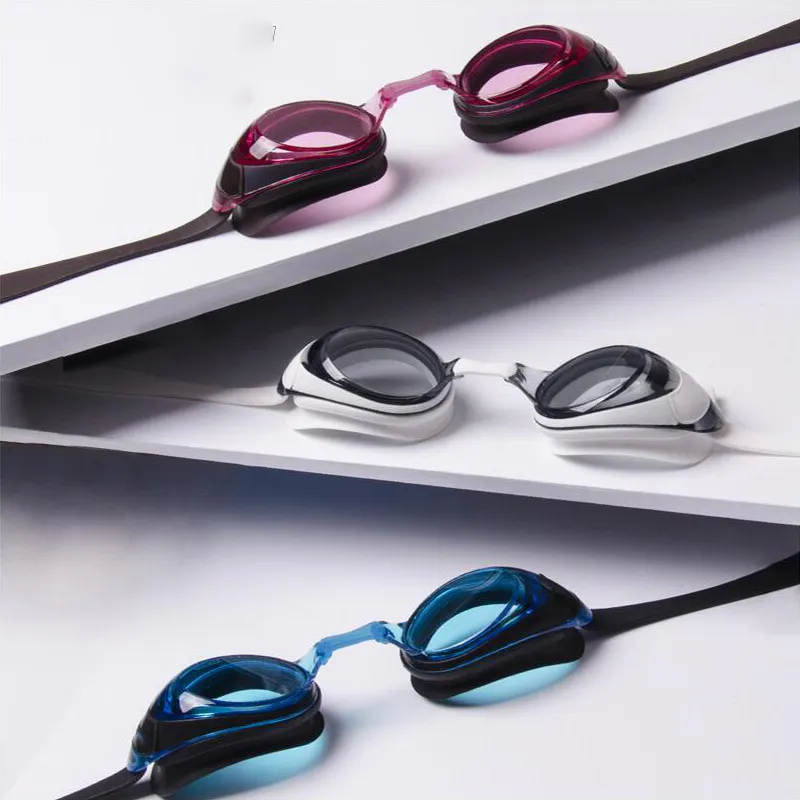 Fashion Silicone Waterproof Anti-Fog Swimming Goggles