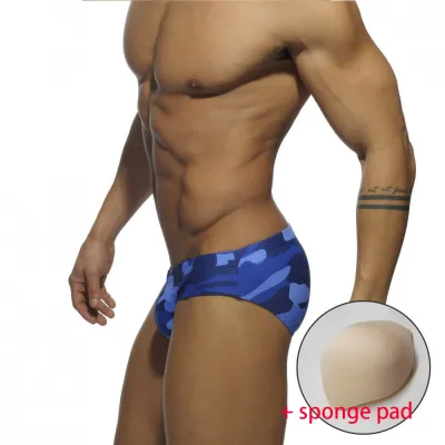 Men's Fashion Printed Cup Swimming Trunks