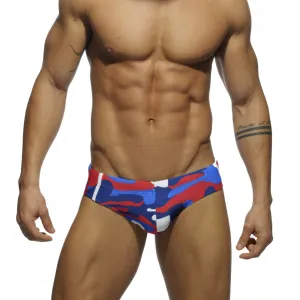 Maillot de bain homme imprimé avec bonnet intégré