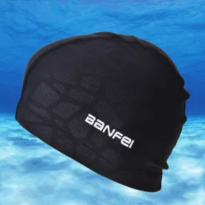Fashion Nylon High Elastic Water-Repellent Quick-Drying Swimming Cap