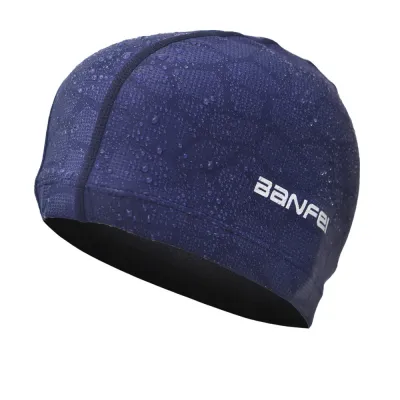 Fashion Nylon High Elastic Water-Repellent Quick-Drying Swimming Cap