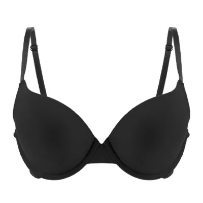 Women Fashion Simple Solid Color Push-Up Adjustable Anti-Sagging Thin Bra