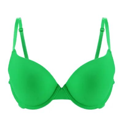 Women Fashion Simple Solid Color Push-Up Adjustable Anti-Sagging Thin Bra