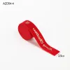 2.5CM Red Letter Explosion Star Ribbon (2M/Roll)