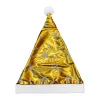 Bright Gold Snowflake Gold And Silver Pup Hat