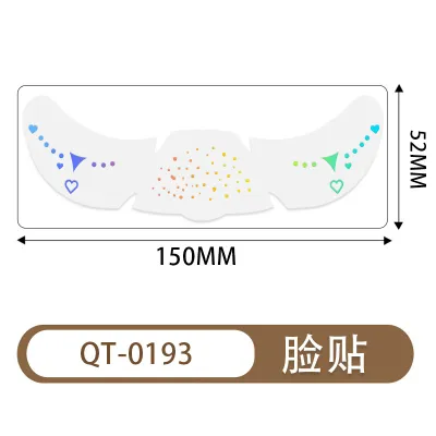 Halloween Waterproof Temporary Face Tattoo Stickers Water Transfer Paper Ornament