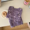 Purple Floral Rabbit