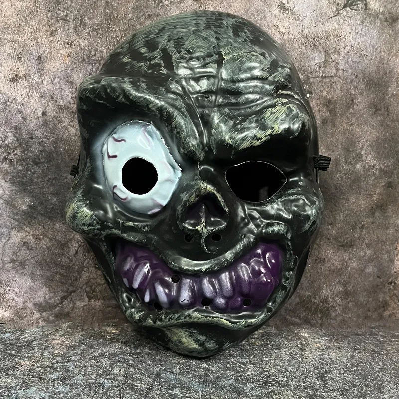 Halloween Horror Ghost Bulging Eyes Face Mask Funny Props