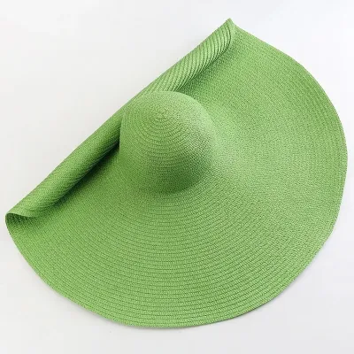 Women Fashion Casual Wide Brim Sunshade Vacation Straw Hat