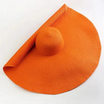 Women Fashion Casual Wide Brim Sunshade Vacation Straw Hat