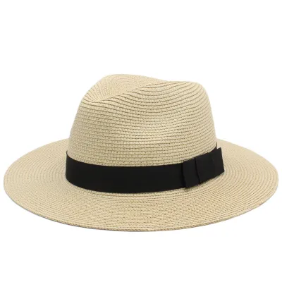 Fashion Casual Summer Sunscreen Wide Brim Vacation Straw Hat
