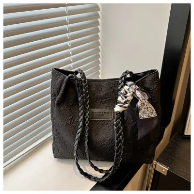 Women's Fashion Casual Printed Large Capacity PU Shoulder Bag Tote
