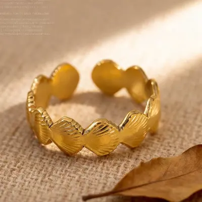 Women Fashion Ocean Style Starfish Titanium Steel Ring
