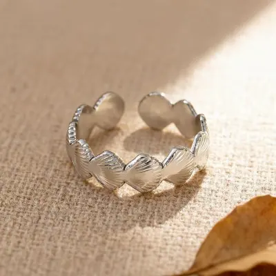 Women Fashion Ocean Style Starfish Titanium Steel Ring