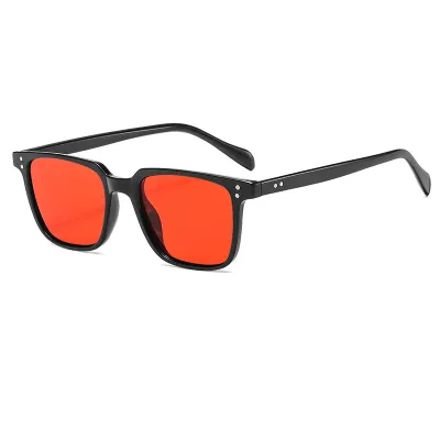 Men's Simple Anti-UV Sunglasses with PC Frame and AC Lens