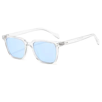 Men's Simple Anti-UV Sunglasses with PC Frame and AC Lens