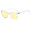 Transparent Frame Yellow Lenses