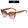C7-Jian Tea Frame Tea Pink Lens