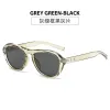 Black And Gray Film Through Green Lenses