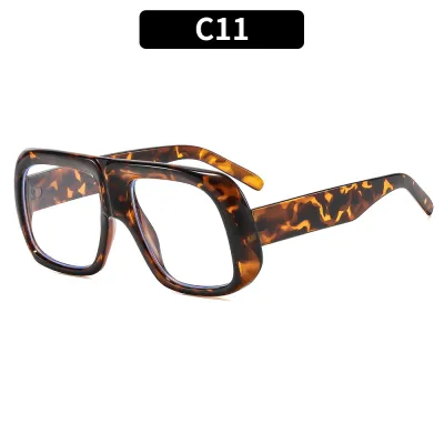 Women Fashion Square Frame UV Protection PC Sunglasses AC Lens