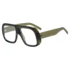C13-Olive Green White Lenses