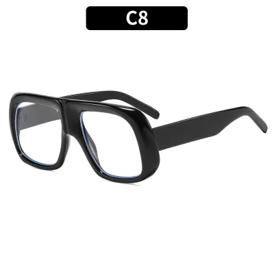 Women Fashion Square Frame UV Protection PC Sunglasses AC Lens
