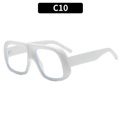 Women Fashion Square Frame UV Protection PC Sunglasses AC Lens