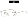 C7-Silver Frame White lens
